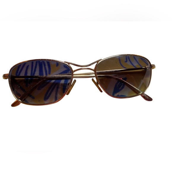GUCCI GOLD BROWN SUNGLASSES UNISEX - Picture 4 of 6